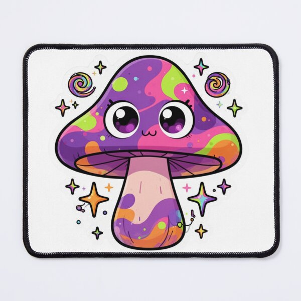 Item preview, Trippy Mushroom Sticker — Psychedelic Eyes Funky Groovy Shroom designed and sold by magiquecreations.