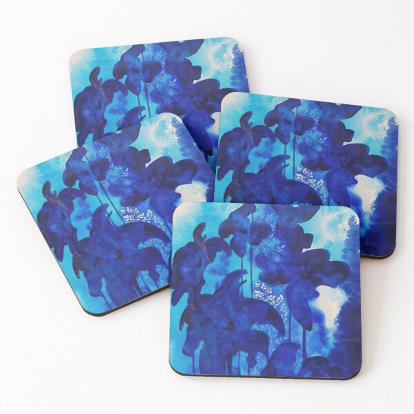 Item preview, Blue Floral   Magic Realism - Magic Realism designed and sold by kg07-.
