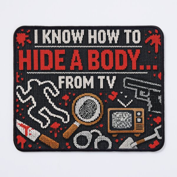 Item preview, True Crime TV Insider Joke Ugly Sweater designed and sold by Mauswohn.