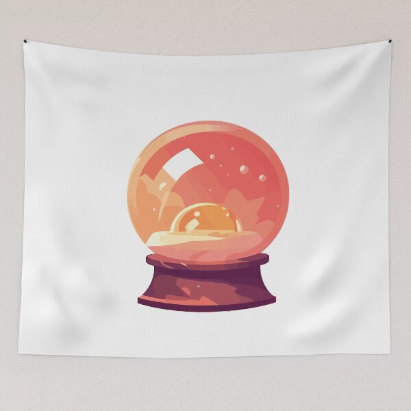 Item preview, Retro Future Crystal Ball Vision Art designed and sold by DraftDose.