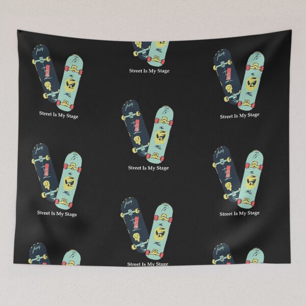Item preview, Street Is My Stage Skateboard Urban Sport designed and sold by AmadeoBe.