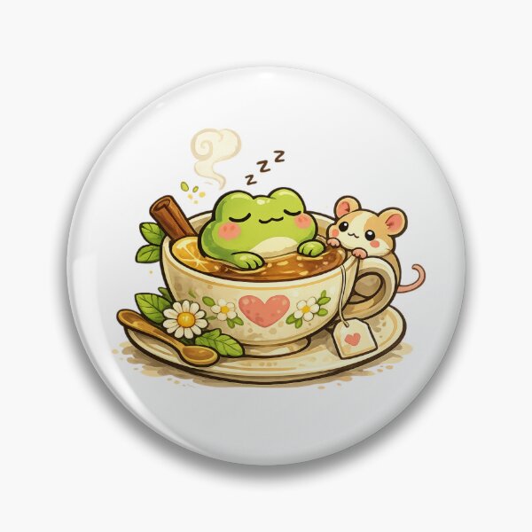 Item preview, Sleeping frog in a cup of tea designed and sold by FroggyOnly.