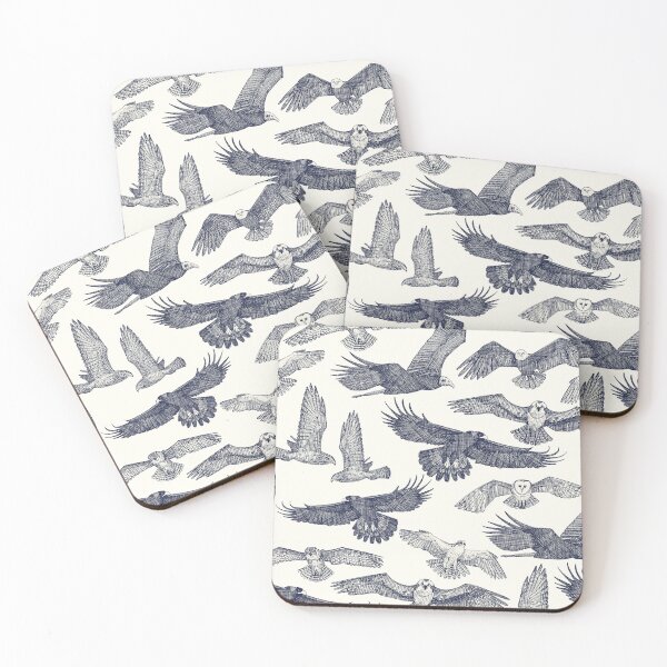 Item preview, birds of prey blue designed and sold by scrummy.
