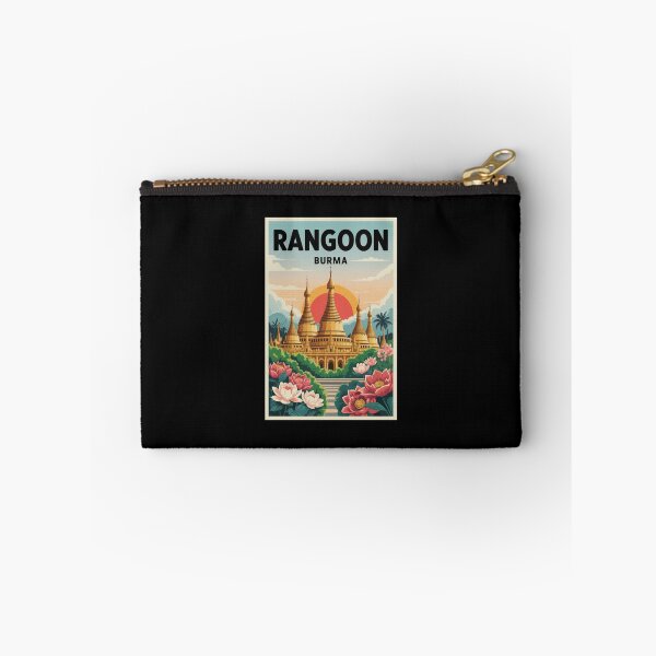 Item preview, Rangoon Burma Travel Destination Myanmar City designed and sold by MapMyMiles.