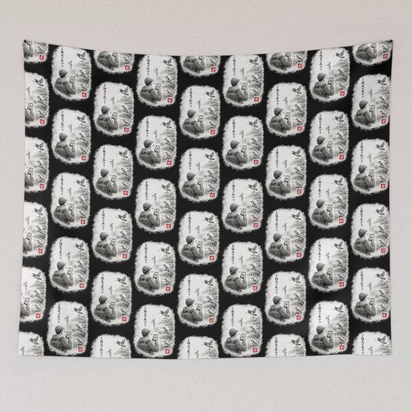 Item preview, Urban Birding Sumi-e Ink Art – I Heard It First designed and sold by EuropeanPrints.