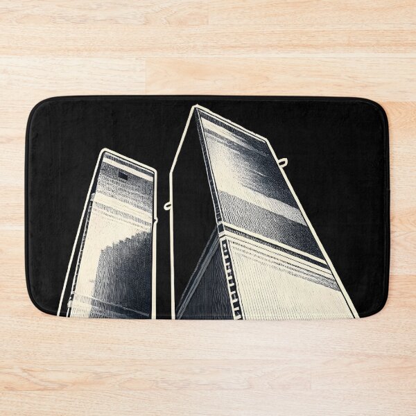 Item preview, Twin Towers World Trade Center NYC - Destroyed 2001 | Risograph Duotone Print designed and sold by WAUZ.