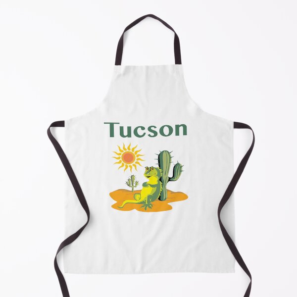 Item preview, Tucson Arizona Desert Lizard and Saguaro Cactus Illustration designed and sold by Moriarty's Digital Visions.