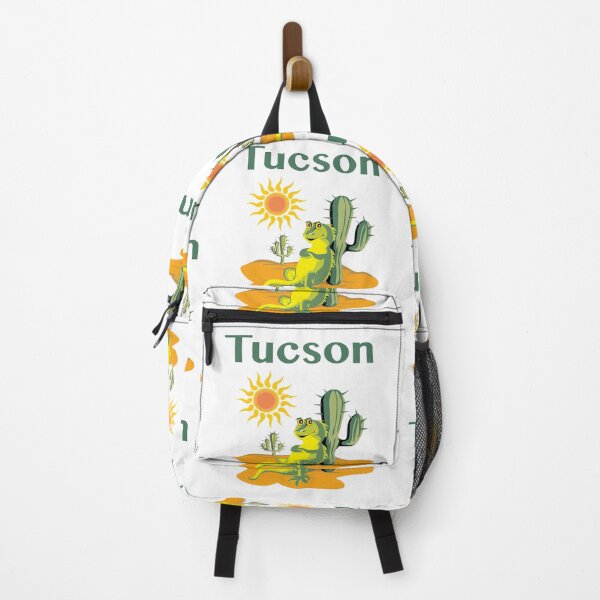 Item preview, Tucson Arizona Desert Lizard and Saguaro Cactus Illustration designed and sold by Moriarty's Digital Visions.