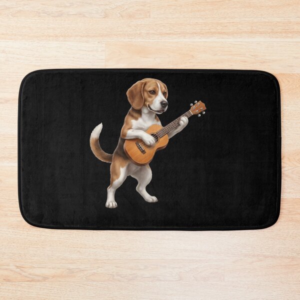 Item preview, Beagle Playing Ukulele Player Ukulelist Dog Lover designed and sold by DoodleTortle.