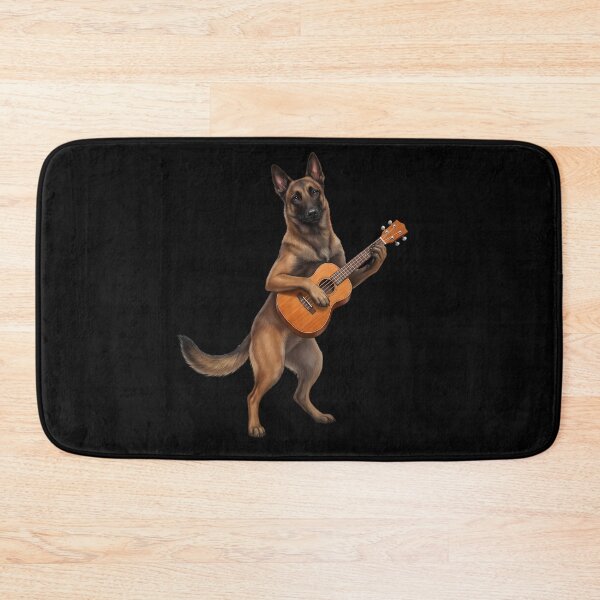 Item preview, Belgian Malinois Playing Ukulele Player Ukulelist Dog Lover designed and sold by DoodleTortle.