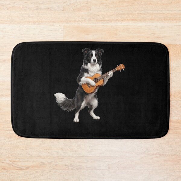 Item preview, Border Collie Playing Ukulele Player Ukulelist Dog Lover designed and sold by DoodleTortle.