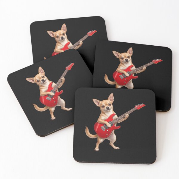Item preview, Chihuahua Playing Electric Guitar Player Guitarist Dog Lover designed and sold by TerryConnells.