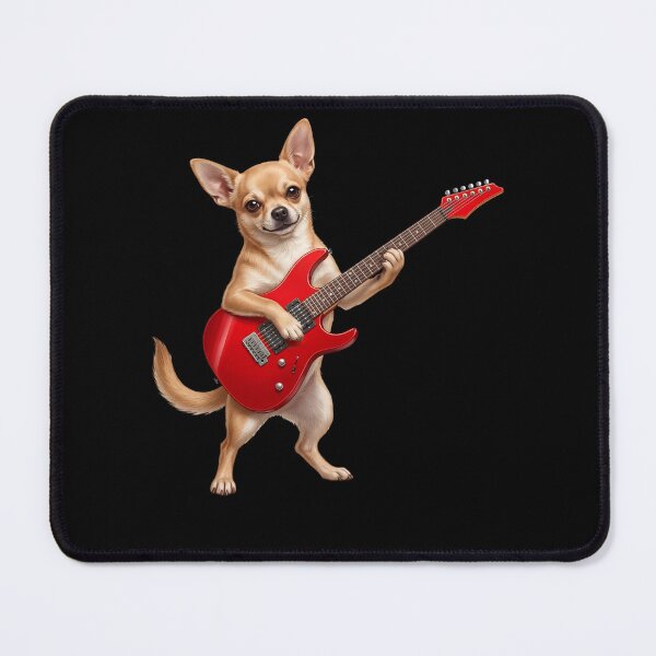 Item preview, Chihuahua Playing Electric Guitar Player Guitarist Dog Lover designed and sold by TerryConnells.