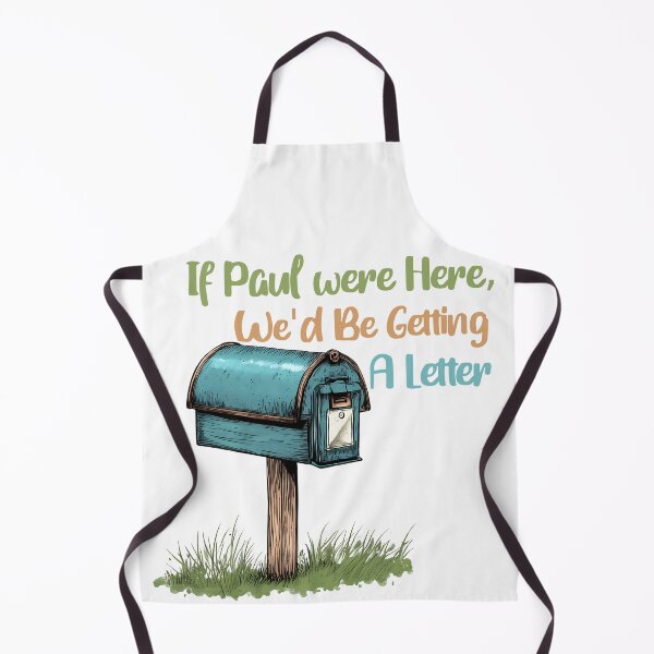 Item preview, If Paul Were Here We'd Be Getting A Letter - Vintage Mailbox Tribute Art Print designed and sold by DesignArtist.ia.