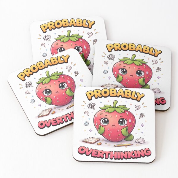 Item preview, Probably Overthinking Strawberry designed and sold by PriyankaSonara.