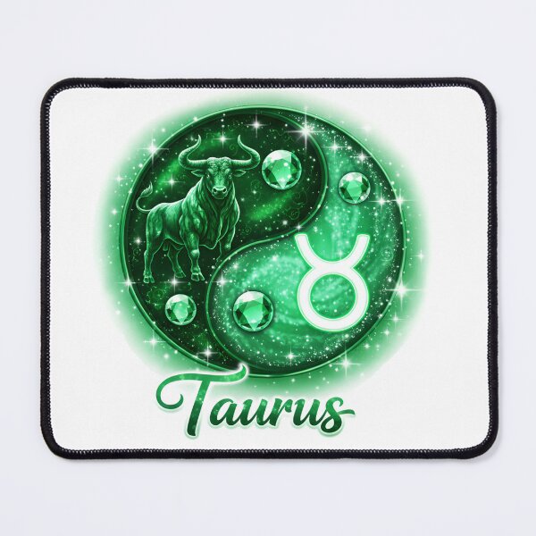 Item preview, Taurus -Zodiac starsign inside an yin-yang.  Apr 20–May 20 designed and sold by FireOrchid.