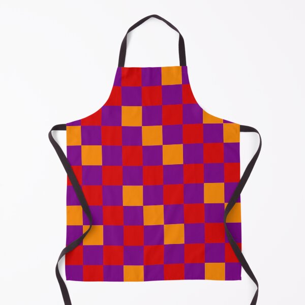 Item preview, Purple Orange Red Checkered Pattern Design designed and sold by PatternTitan.