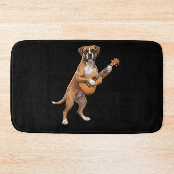 Item preview, Boxer Dog Playing Ukulele Player Ukulelist Dog Lover designed and sold by DoodleTortle.