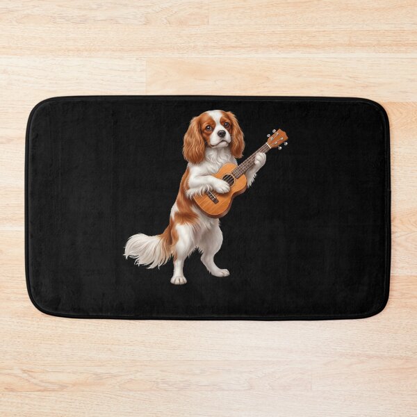 Item preview, Cavalier King Charles Spaniel Playing Ukulele Player Ukulelist Dog Lover designed and sold by DoodleTortle.