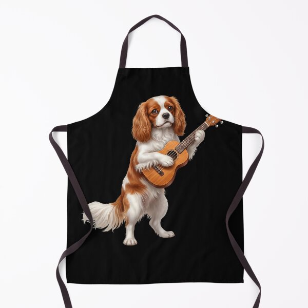 Item preview, Cavalier King Charles Spaniel Playing Ukulele Player Ukulelist Dog Lover designed and sold by DoodleTortle.