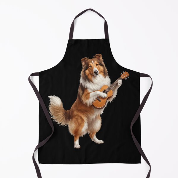 Item preview, Collie Playing Ukulele Player Ukulelist Dog Lover designed and sold by DoodleTortle.