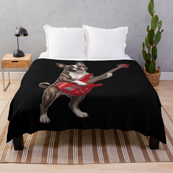 Item preview, French Bulldog Playing Bass Guitar Player Guitarist Dog Lover designed and sold by TerryConnells.