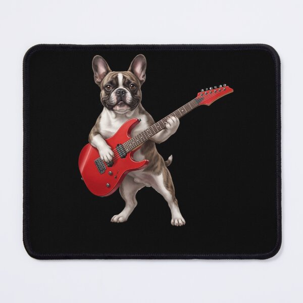 Item preview, French Bulldog Playing Electric Guitar Player Guitarist Dog Lover designed and sold by TerryConnells.