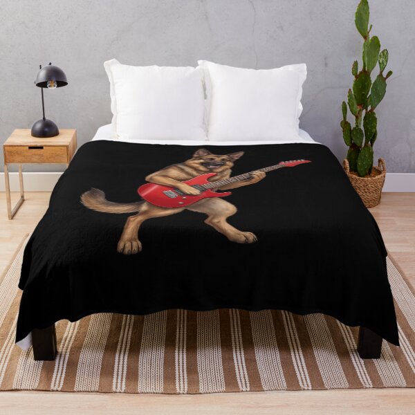 Item preview, German Shepherd Playing Electric Guitar Player Guitarist Dog Lover designed and sold by TerryConnells.
