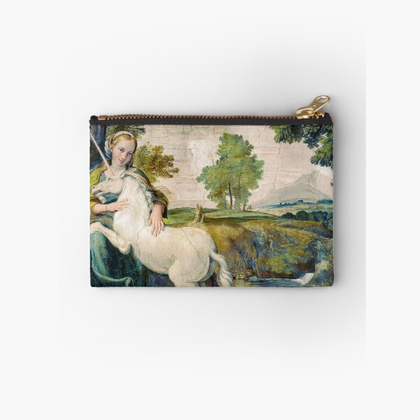 Item preview, Virgin with Unicorn Annibale Carracci Mythological Renaissance Painting designed and sold by TheSoulOfArt.