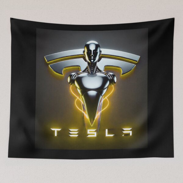 Item preview, tesla logo art designed and sold by TEEJAMBOREE.