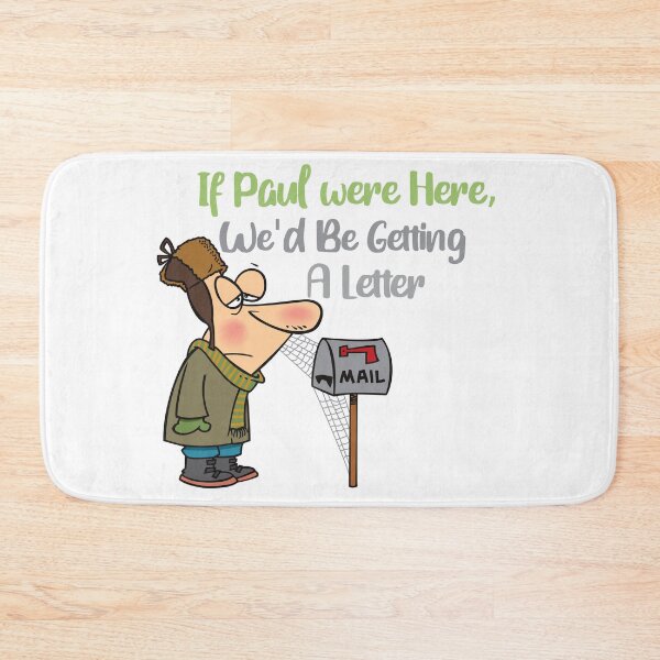 Item preview, If Paul Were Here We'd Be Getting A Letter - Vintage Mailbox Tribute Art Print designed and sold by DesignArtist.ia.