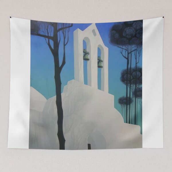 Item preview, Church Tower Original Painting   Magic Realism - Magic Realism designed and sold by kg07-.