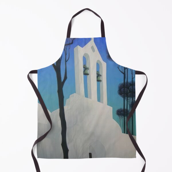 Item preview, Church Tower Original Painting Magic Realism - Magic Realism designed and sold by kg07-.