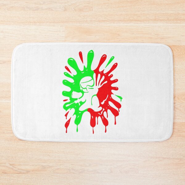 Item preview, Red and Green Paintball Splatter Player Graphic designed and sold by Moriarty's Digital Visions.