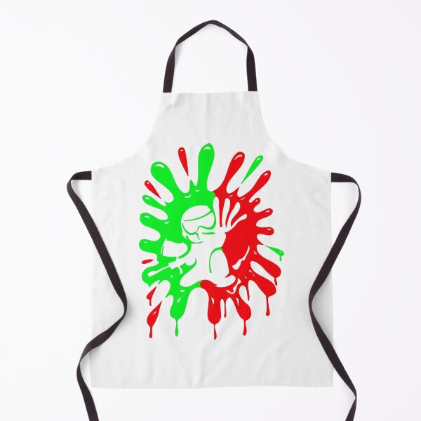 Item preview, Red and Green Paintball Splatter Player Graphic designed and sold by Moriarty's Digital Visions.