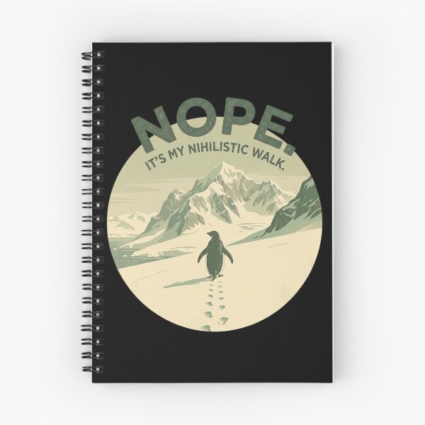 Item preview, Nihilist penguin Nope designed and sold by NewRedLady.