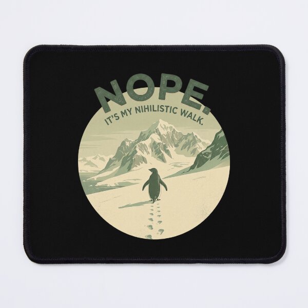 Item preview, Nihilist penguin Nope designed and sold by NewRedLady.