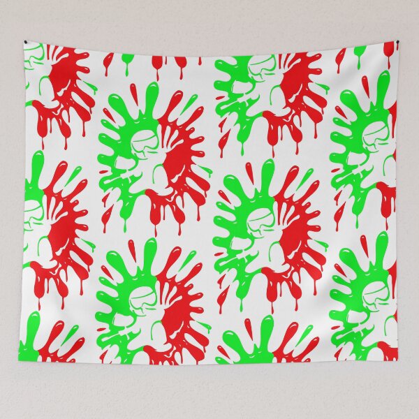 Item preview, Red and Green Paintball Splatter Player Graphic designed and sold by Moriarty's Digital Visions.