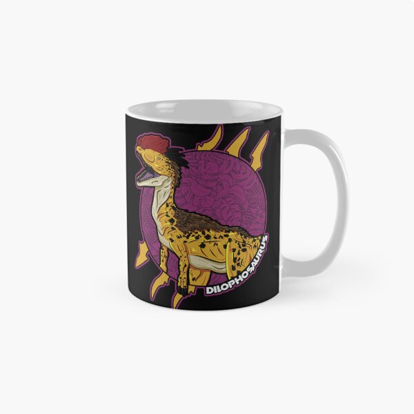 Item preview, Dilophosaurus Dinosaur Graphic – Prehistoric Predator Illustration | GrimTech Workshop Paleoart designed and sold by Grimtech Workshop.