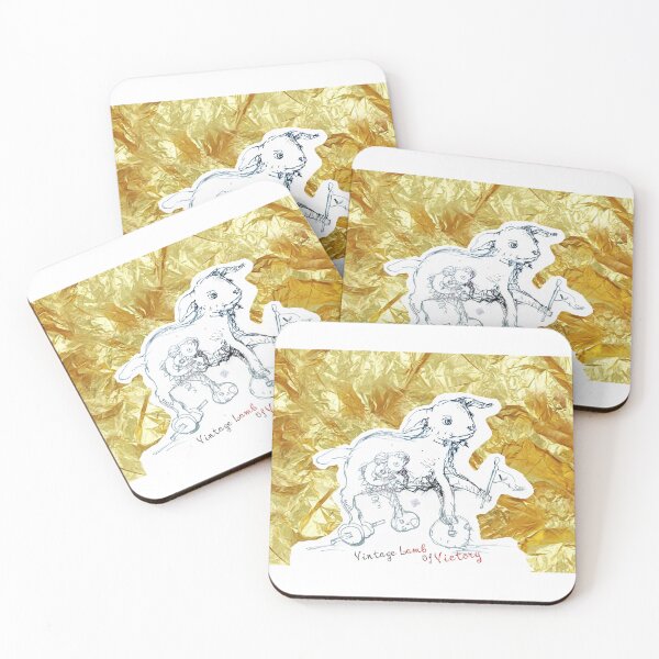 Item preview, Vintage Lamb Of Victory (Original Ink Drawing by ACCI) designed and sold by VanyssaGraphics.