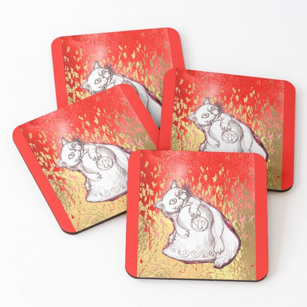 Item preview, Cat With Bell (Original Drawing by ACCI) designed and sold by VanyssaGraphics.