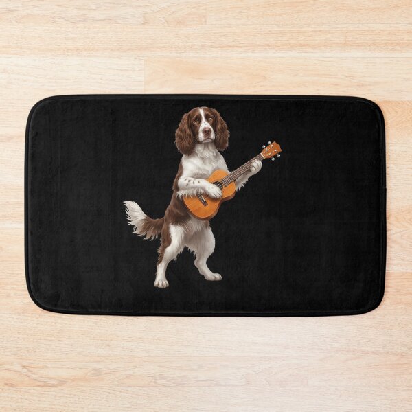 Item preview, English Springer Spaniel Playing Ukulele Player Ukulelist Dog Lover designed and sold by DoodleTortle.