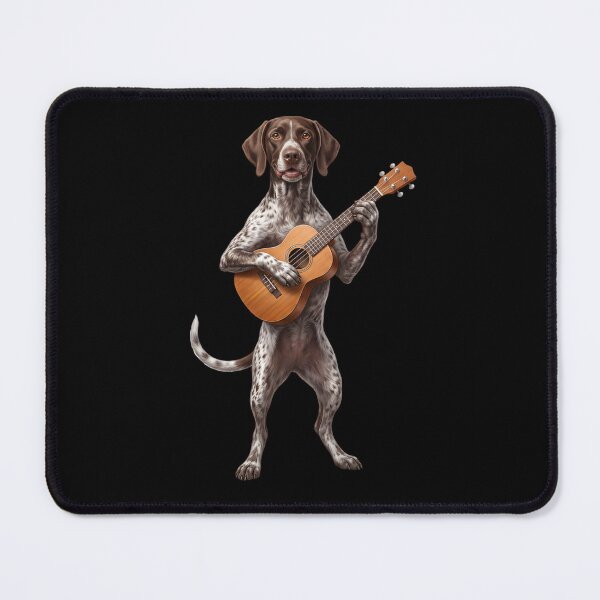 Item preview, German Shorthaired Pointer Playing Ukulele Player Ukulelist Dog Lover designed and sold by DoodleTortle.