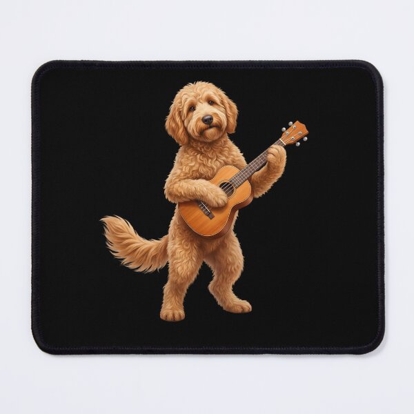 Item preview, Goldendoodle Playing Ukulele Player Ukulelist Dog Lover designed and sold by DoodleTortle.