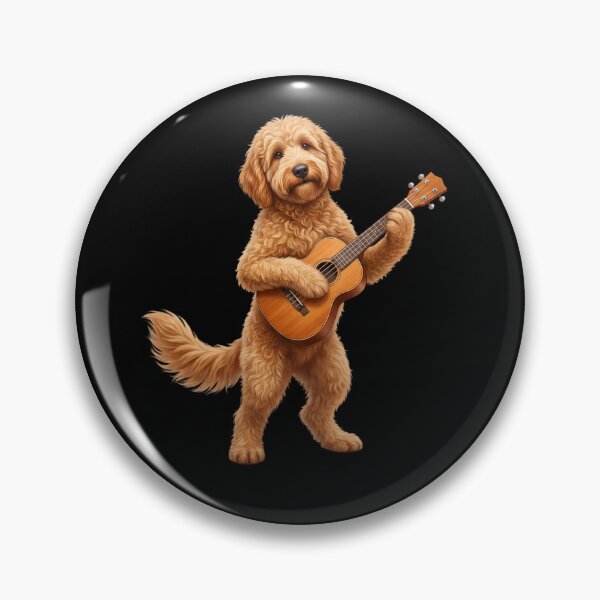 Item preview, Goldendoodle Playing Ukulele Player Ukulelist Dog Lover designed and sold by DoodleTortle.