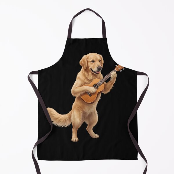 Item preview, Golden Retriever Playing Ukulele Player Ukulelist Dog Lover designed and sold by DoodleTortle.