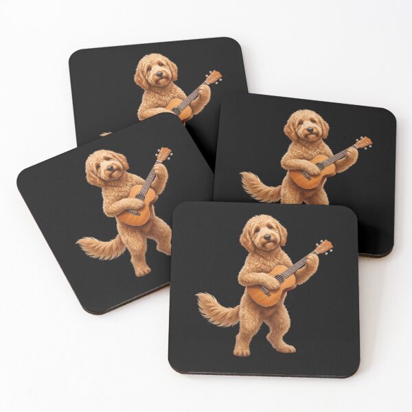 Item preview, Goldendoodle Playing Ukulele Player Ukulelist Dog Lover designed and sold by DoodleTortle.
