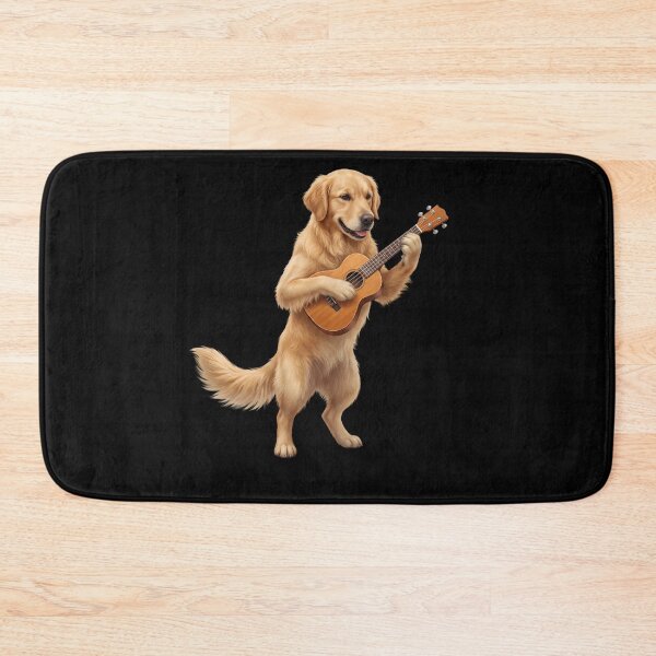 Item preview, Golden Retriever Playing Ukulele Player Ukulelist Dog Lover designed and sold by DoodleTortle.