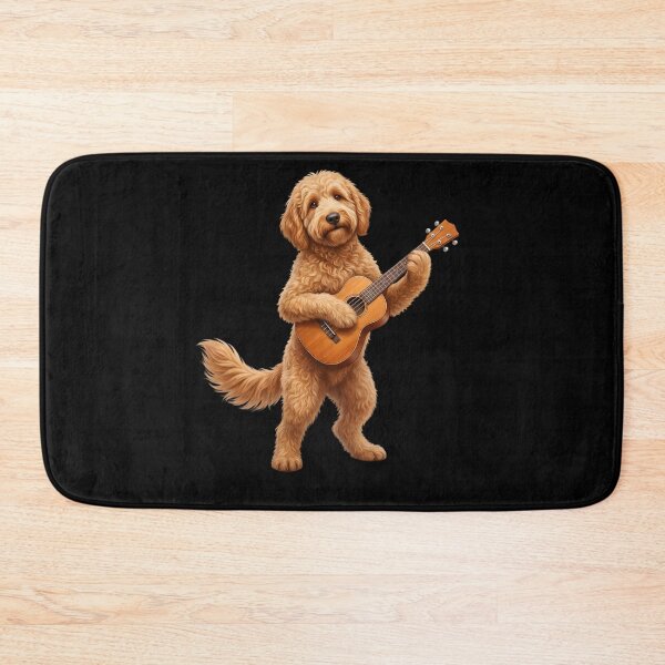 Item preview, Goldendoodle Playing Ukulele Player Ukulelist Dog Lover designed and sold by DoodleTortle.