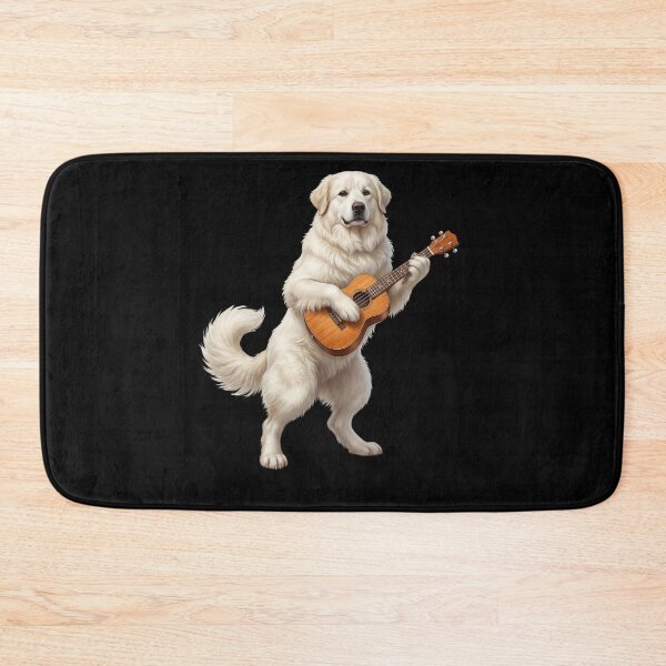 Item preview, Great Pyrenees Playing Ukulele Player Ukulelist Dog Lover designed and sold by DoodleTortle.